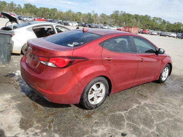 5NPDH4AEXFH650364 - 2015 HYUNDAI ELANTRA SE RED photo 3