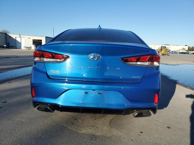 5NPE34AF5JH691960 - 2018 HYUNDAI SONATA SPORT BLUE photo 6