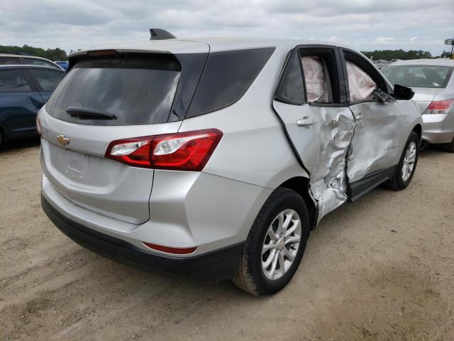 3GNAXHEV4LS703432 - 2020 CHEVROLET EQUINOX LS SILVER photo 4