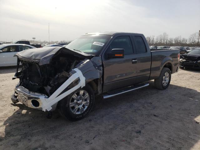 1FTFX1CF4CFD00069 - 2012 FORD F150 SUPER CAB GRAY photo 1