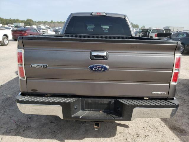 1FTFX1CF4CFD00069 - 2012 FORD F150 SUPER CAB GRAY photo 6