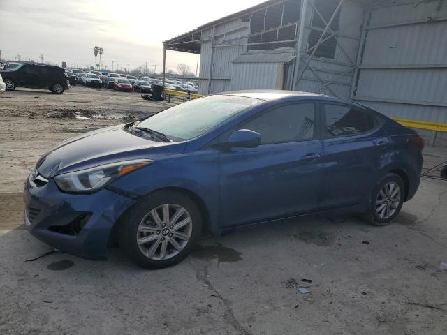 5NPDH4AE3GH760108 - 2016 HYUNDAI ELANTRA SE BLUE photo 1