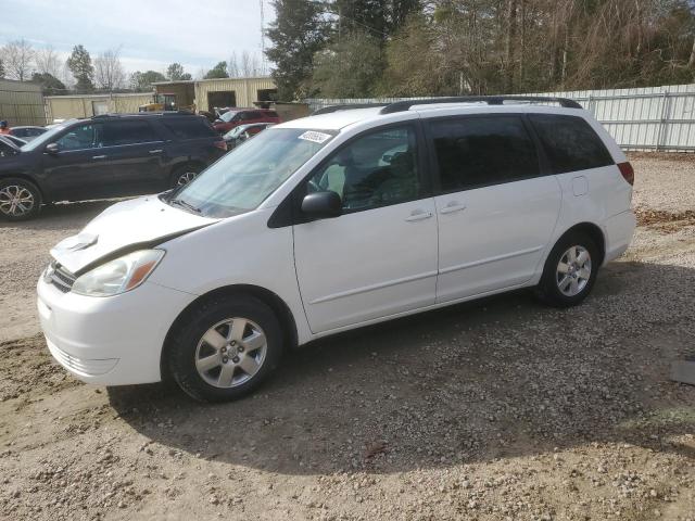 5TDZA23CX4S181021 - 2004 TOYOTA SIENNA CE WHITE photo 1