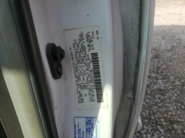 5TDZA23CX4S181021 - 2004 TOYOTA SIENNA CE WHITE photo 12