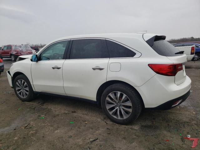 5FRYD3H4XGB007760 - 2016 ACURA MDX TECHNOLOGY WHITE photo 2