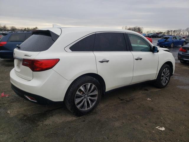 5FRYD3H4XGB007760 - 2016 ACURA MDX TECHNOLOGY WHITE photo 3