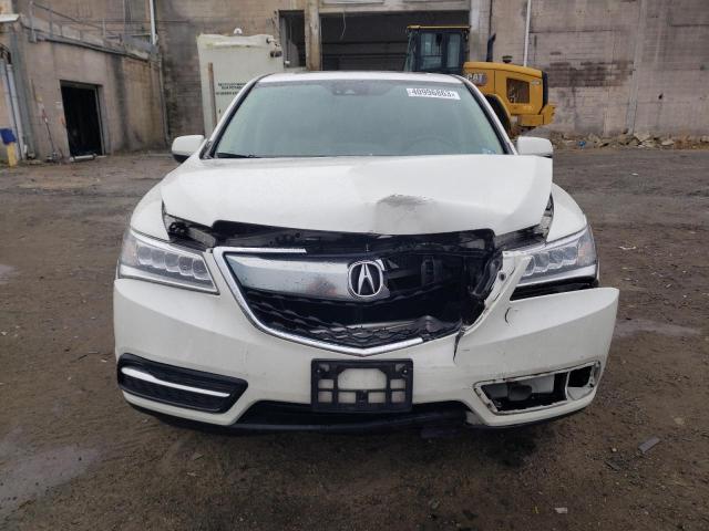 5FRYD3H4XGB007760 - 2016 ACURA MDX TECHNOLOGY WHITE photo 5