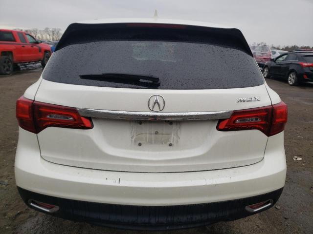 5FRYD3H4XGB007760 - 2016 ACURA MDX TECHNOLOGY WHITE photo 6