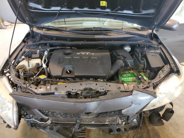 2T1BU4EE1AC528212 - 2010 TOYOTA COROLLA BASE GRAY photo 11