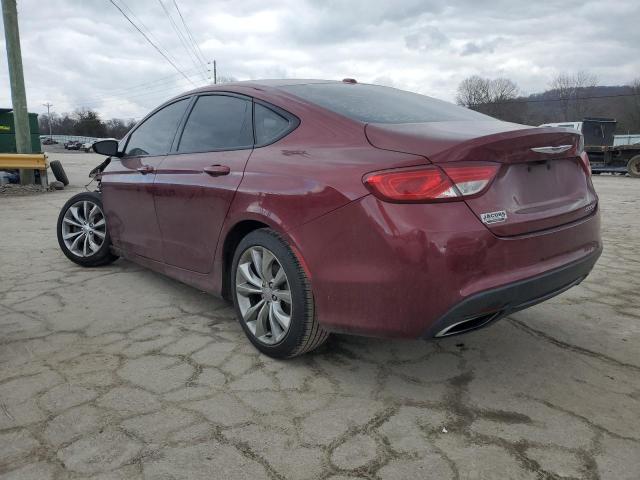 1C3CCCBB4FN721944 - 2015 CHRYSLER 200 S MAROON photo 2