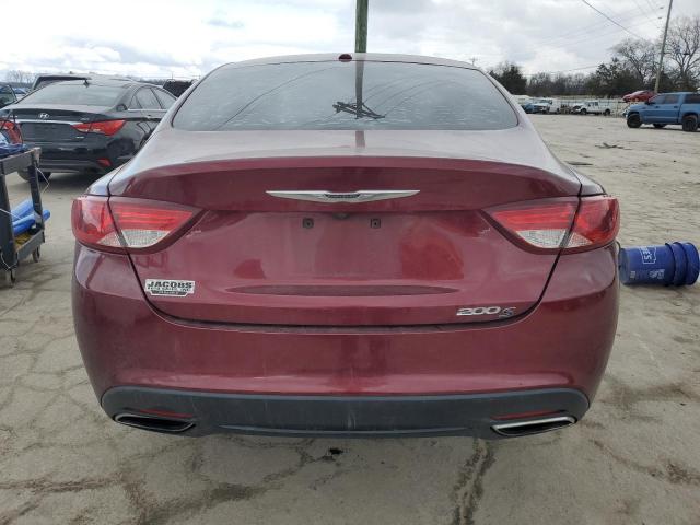 1C3CCCBB4FN721944 - 2015 CHRYSLER 200 S MAROON photo 6