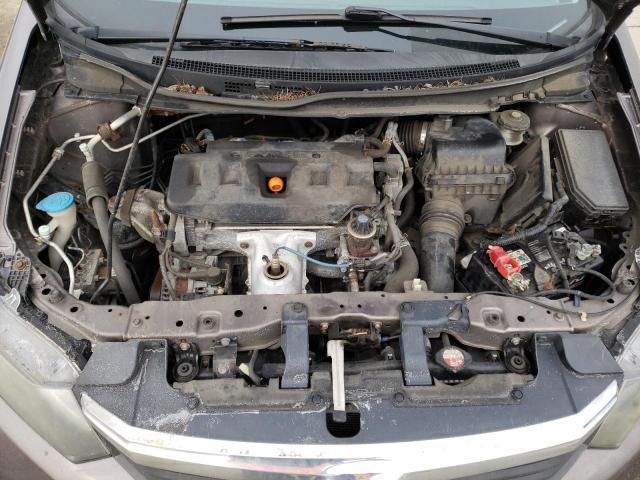 19XFB2F87CE351545 - 2012 HONDA CIVIC EX GRAY photo 11