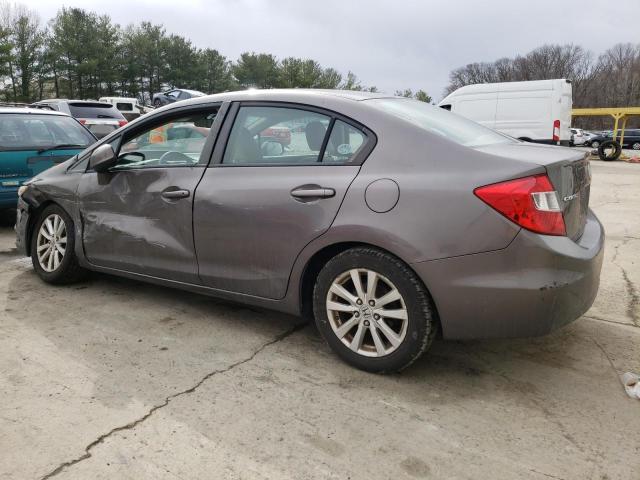 19XFB2F87CE351545 - 2012 HONDA CIVIC EX GRAY photo 2