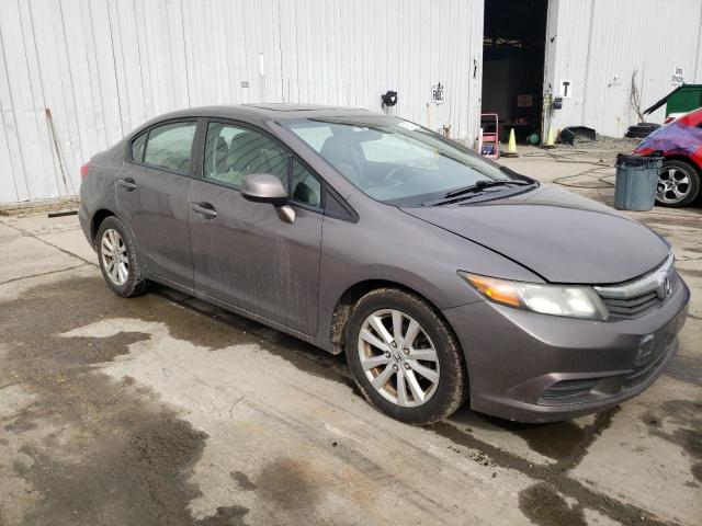19XFB2F87CE351545 - 2012 HONDA CIVIC EX GRAY photo 4