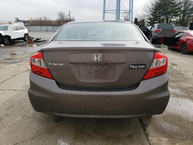 19XFB2F87CE351545 - 2012 HONDA CIVIC EX GRAY photo 6