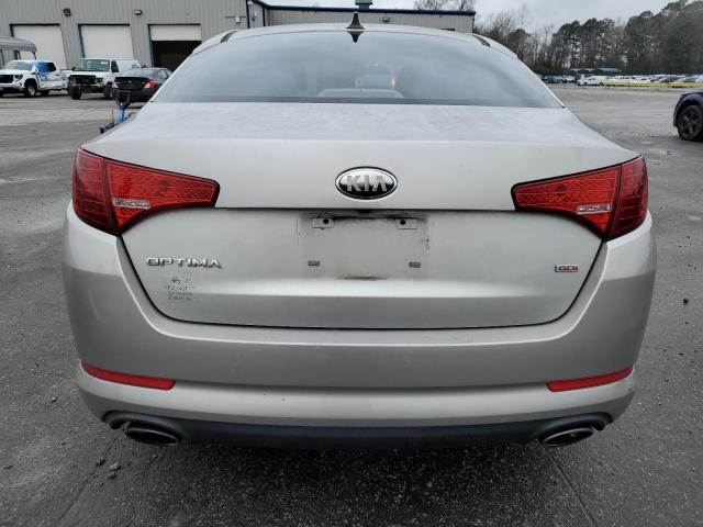 5XXGM4A72DG221965 - 2013 KIA OPTIMA LX GRAY photo 6