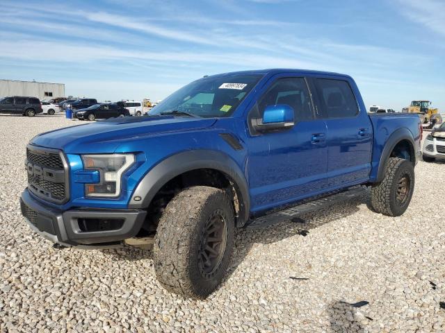 1FTFW1RG8JFD38744 - 2018 FORD F150 RAPTOR BLUE photo 1