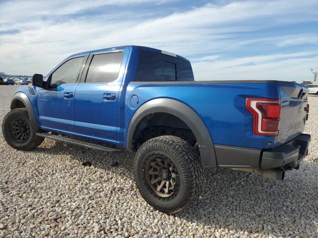 1FTFW1RG8JFD38744 - 2018 FORD F150 RAPTOR BLUE photo 2