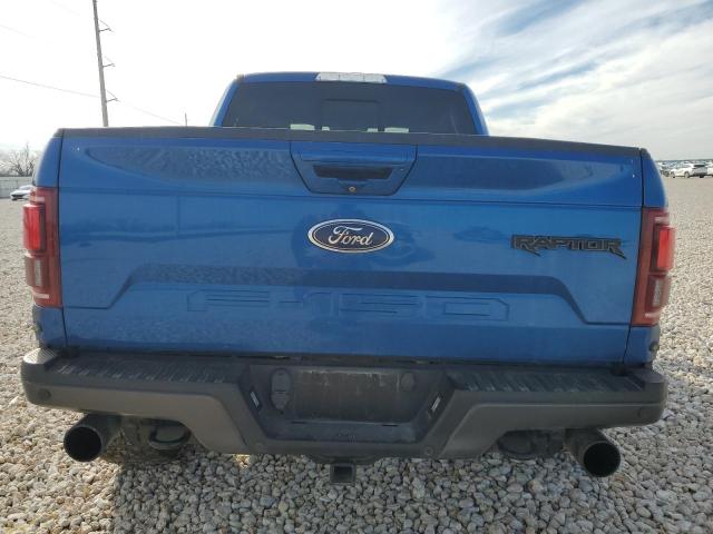 1FTFW1RG8JFD38744 - 2018 FORD F150 RAPTOR BLUE photo 6