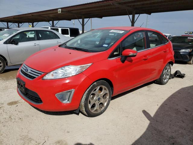 3FADP4CJ8DM176845 - 2013 FORD FIESTA TITANIUM RED photo 1