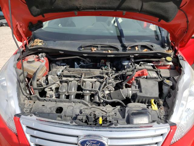 3FADP4CJ8DM176845 - 2013 FORD FIESTA TITANIUM RED photo 11