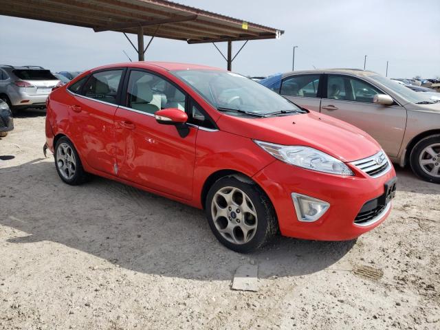 3FADP4CJ8DM176845 - 2013 FORD FIESTA TITANIUM RED photo 4