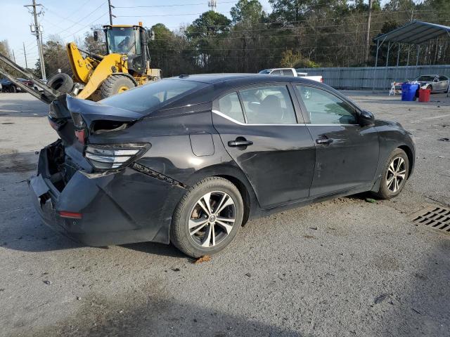 3N1AB8CVXNY202736 - 2022 NISSAN SENTRA SV BLACK photo 3