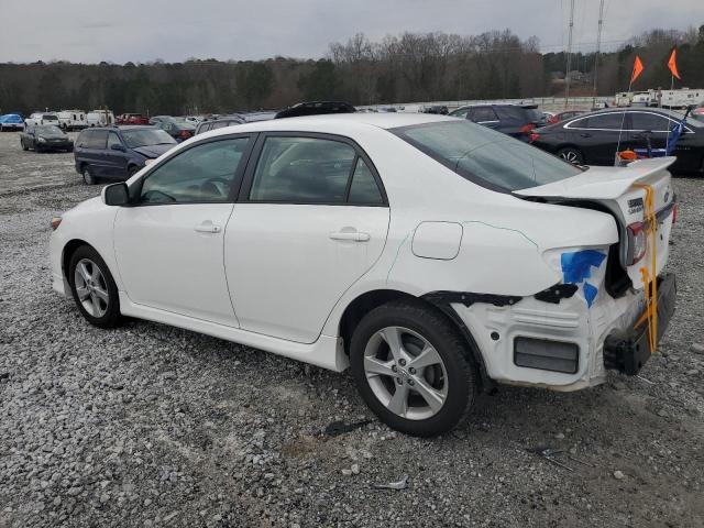 5YFBU4EE1CP007994 - 2012 TOYOTA COROLLA BASE WHITE photo 2