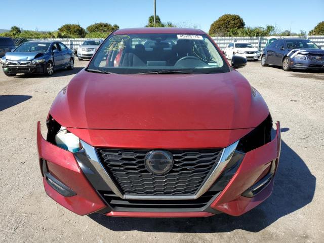 3N1AB8DV9MY211022 - 2021 NISSAN SENTRA SR RED photo 5