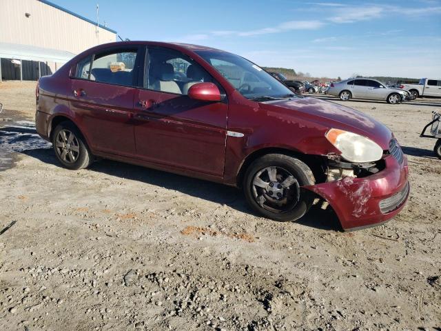 KMHCN46C27U087941 - 2007 HYUNDAI ACCENT GLS BURGUNDY photo 4