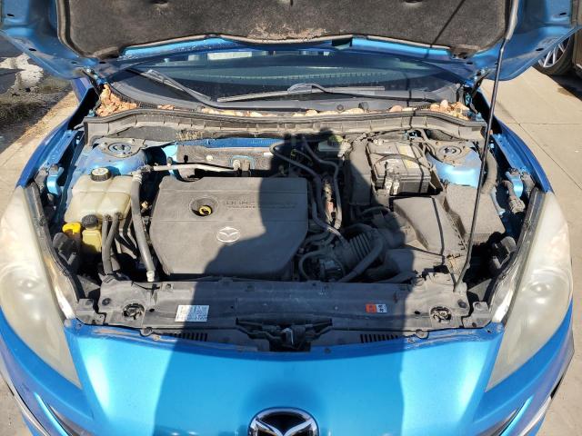 JM1BL1H51A1204260 - 2010 MAZDA 3 S BLUE photo 11