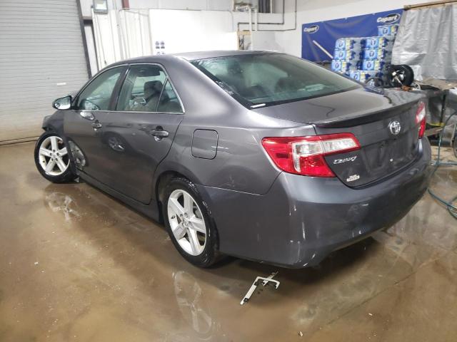 4T1BF1FK7DU703918 - 2013 TOYOTA CAMRY L GRAY photo 2