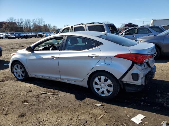 KMHDH4AE7DU565187 - 2013 HYUNDAI ELANTRA GLS SILVER photo 2