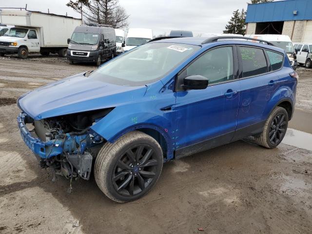 1FMCU0GD7JUB51949 - 2018 FORD ESCAPE SE BLUE photo 1