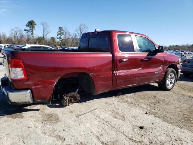 1C6SRFBT6KN892602 - 2019 RAM 1500 BIG HORN/LONE STAR MAROON photo 3