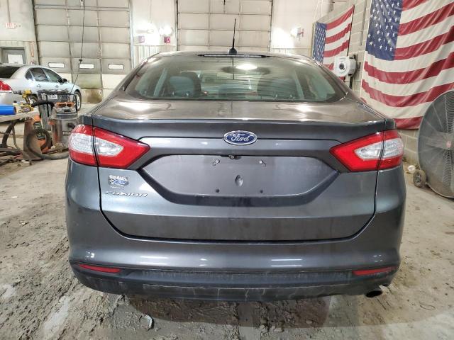 3FA6P0G78FR256409 - 2015 FORD FUSION S GRAY photo 6