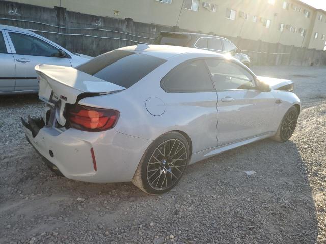 WBS2U7C09L7D68461 - 2020 BMW M2 COMPETITION WHITE photo 3