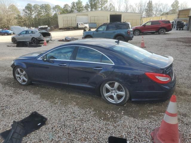 WDDLJ9BB3EA097778 - 2014 MERCEDES-BENZ CLS 550 4MATIC BLUE photo 2