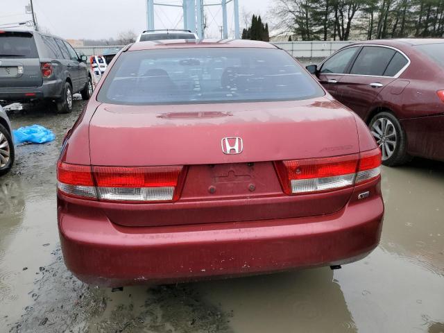 1HGCM66533A045165 - 2003 HONDA ACCORD EX RED photo 6