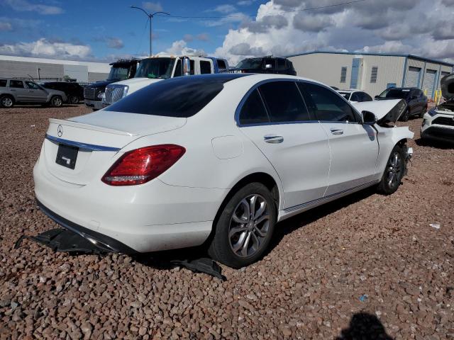 55SWF4JB1FU047451 - 2015 MERCEDES-BENZ C 300 WHITE photo 3