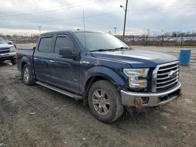 1FTEW1EP1FFA55403 - 2015 FORD F150 SUPERCREW BLUE photo 4