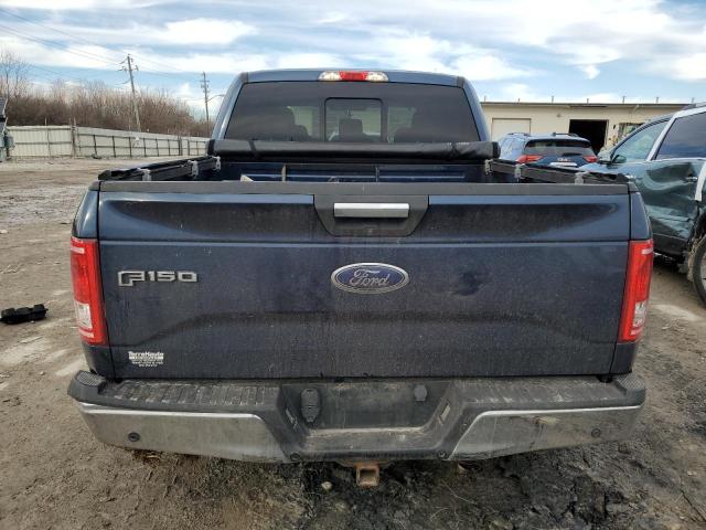 1FTEW1EP1FFA55403 - 2015 FORD F150 SUPERCREW BLUE photo 6