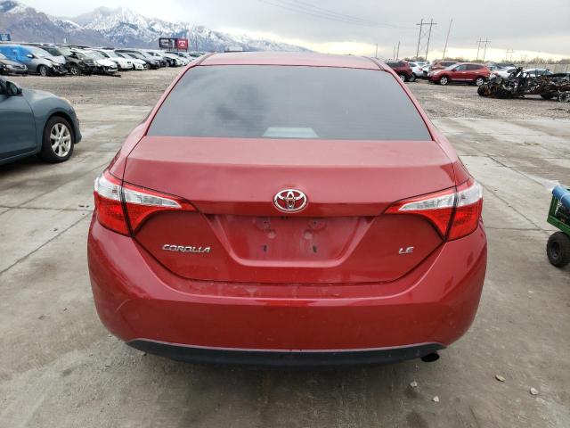 5YFBURHE0FP318099 - 2015 TOYOTA COROLLA L RED photo 6