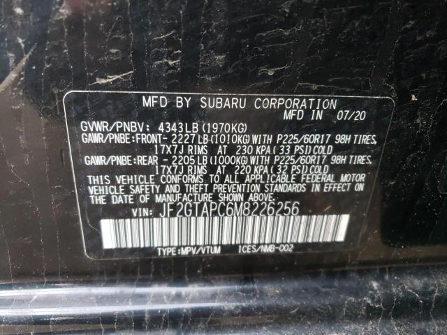 JF2GTAPC6M8226256 - 2021 SUBARU CROSSTREK PREMIUM 黑色 照片 13