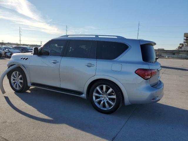 JN8AZ2ND9E9750828 - 2014 INFINITI QX80 GRAY photo 2