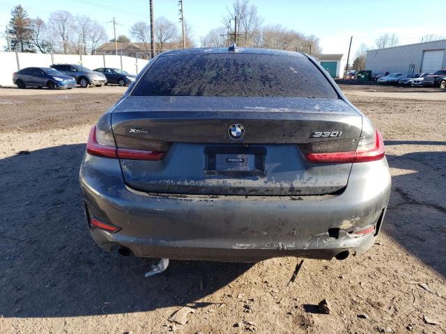 3MW5R7J03L8B09160 - 2020 BMW 330XI GRAY photo 6