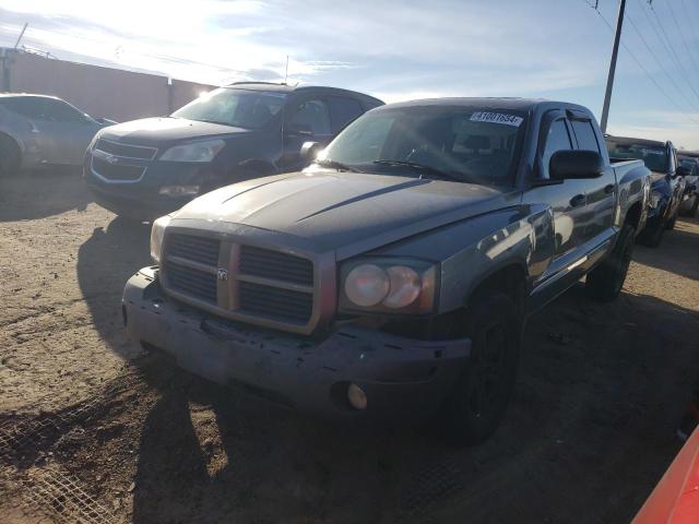 1D7HW58J27S233782 - 2007 DODGE DAKOTA QUAD LARAMIE GRAY photo 1