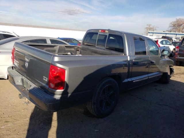 1D7HW58J27S233782 - 2007 DODGE DAKOTA QUAD LARAMIE GRAY photo 3