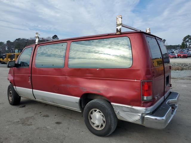 1FMEE11L2VHB02796 - 1997 FORD ECONOLINE E150 RED photo 2