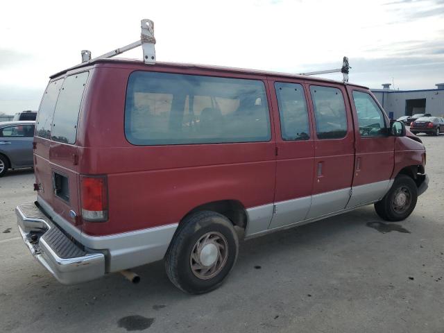 1FMEE11L2VHB02796 - 1997 FORD ECONOLINE E150 RED photo 3